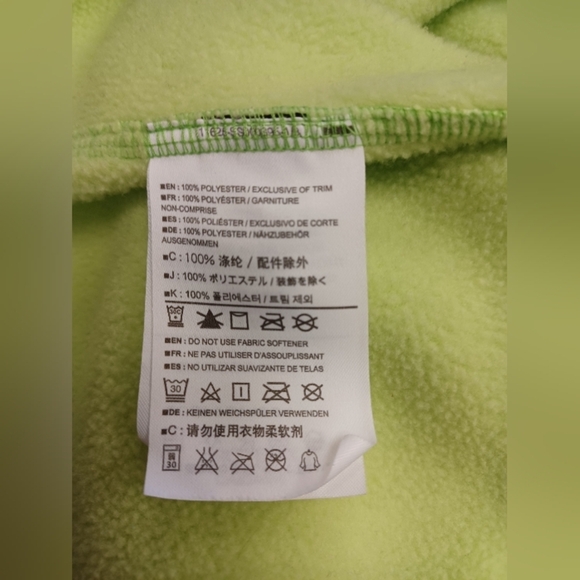 Arc'Teryx EUC Lime Green L/S Fleece Jacket Size Medium - Picture 10 of 10